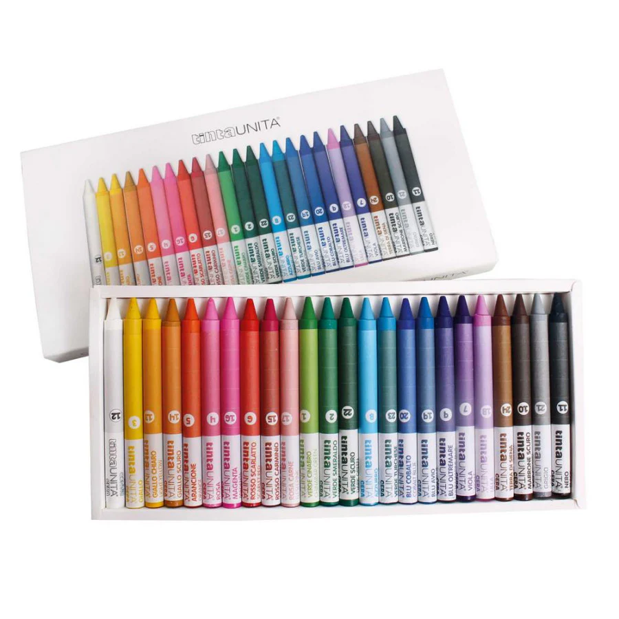 24 PASTELLI A CERA - TINTAUNITA - immagine 2