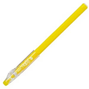 Penna a sfera cancellabile - Pilot FriXion Ball Sticks - 0,7 mm - inchiostro gel giallo chiaro