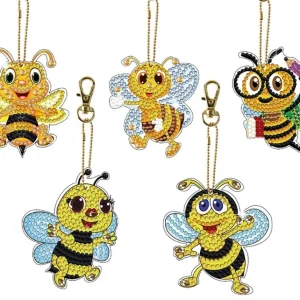 Diamond Painting Portachiavi Api