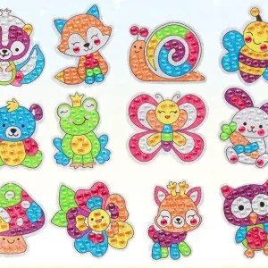 Diamond painting adesivi animaletti