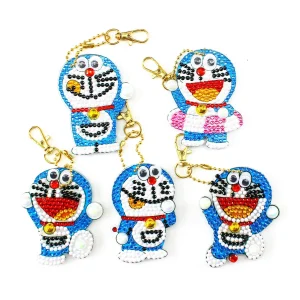 Diamond painting Portachiavi Doraimon