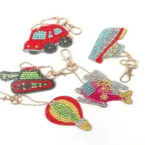 Diamond painting Portachiavi Veicoli