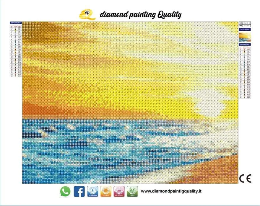 Diamond painting Mare - immagine 4