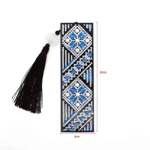 Diamond painting Segnalibro Blue square