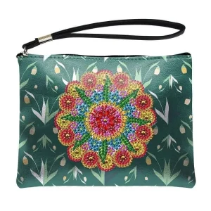 Diamond Painting pochette mandala green