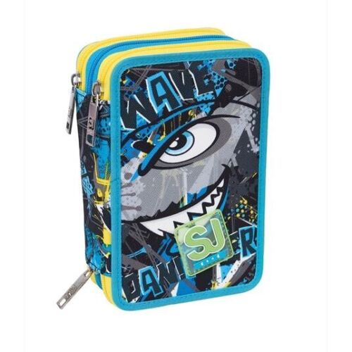 ZAINO SCUOLA SDOPPIABILE + ASTUCCIO SJ GANG SHARKEN + OMAGGIO CUFFIE WIRELESS - immagine 9