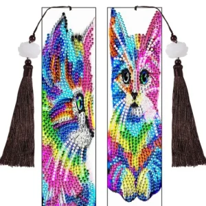 Diamond painting Segnalibri Gatti