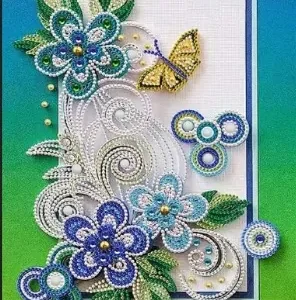 Diamond Painting Fiori Azzurri
