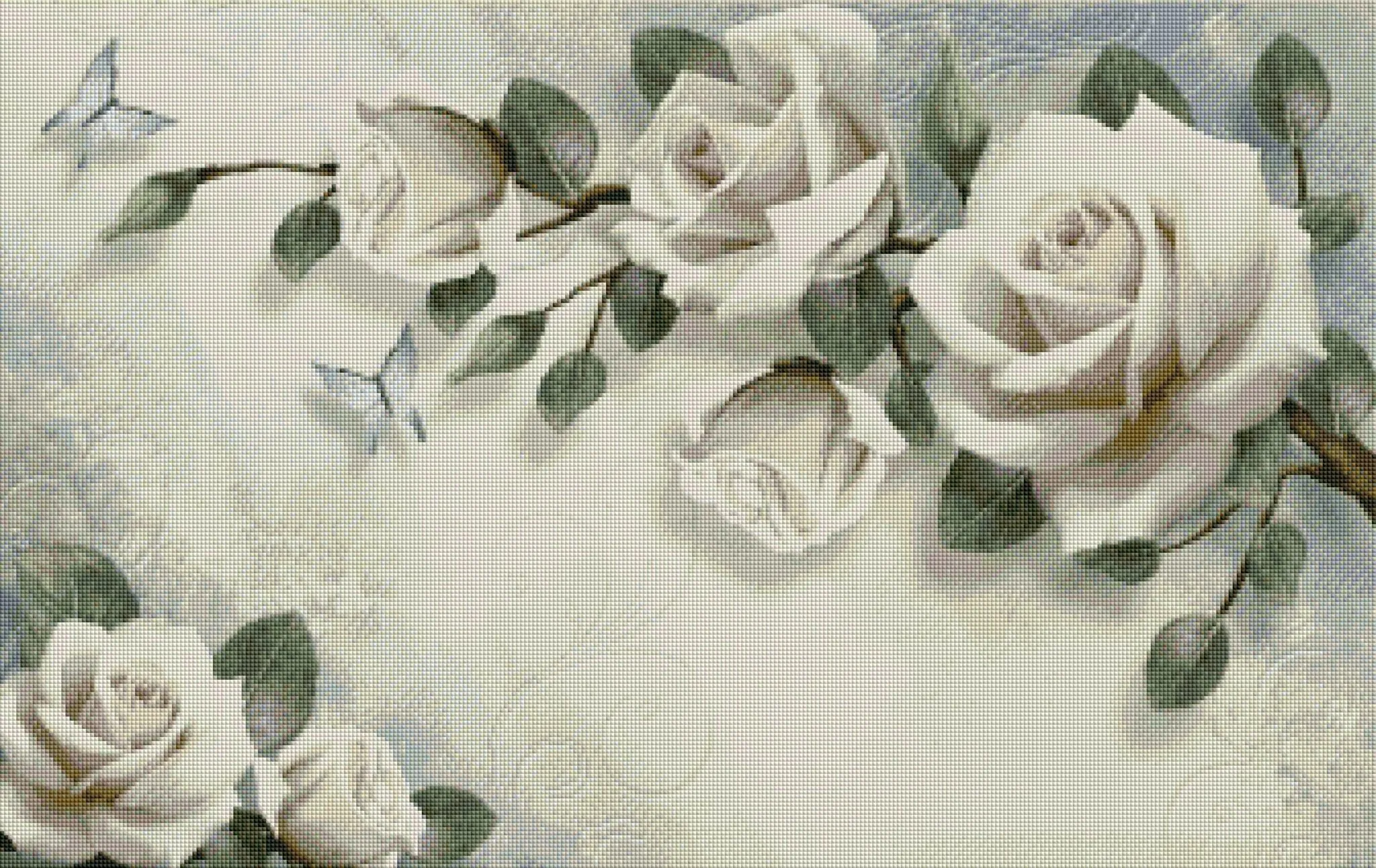 Diamond painting Rose Romantiche - immagine 3