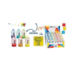 Temperamatite 1 foro a forma di matitone - TINTAUNITA