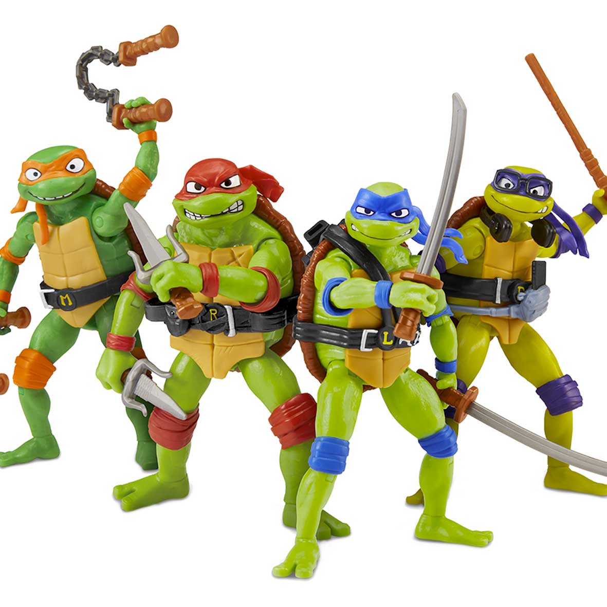 Turtles Action Figure Deluxe Ninja Shouts Leonardo - immagine 3