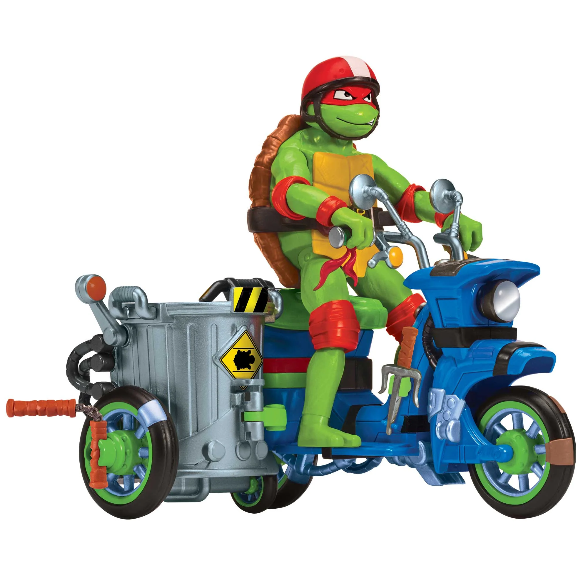 Turtles Veicoli Con Personaggio Turtle Cycle Sidecar Raffaello - immagine 2