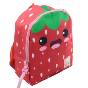 ZAINETTO ASILO TINTA UNITA KIDS FRAGOLA