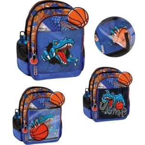 ZAINO ORGANIZZATO 3 SCOMPARTI ROUND SLAM DUNK - GO POP