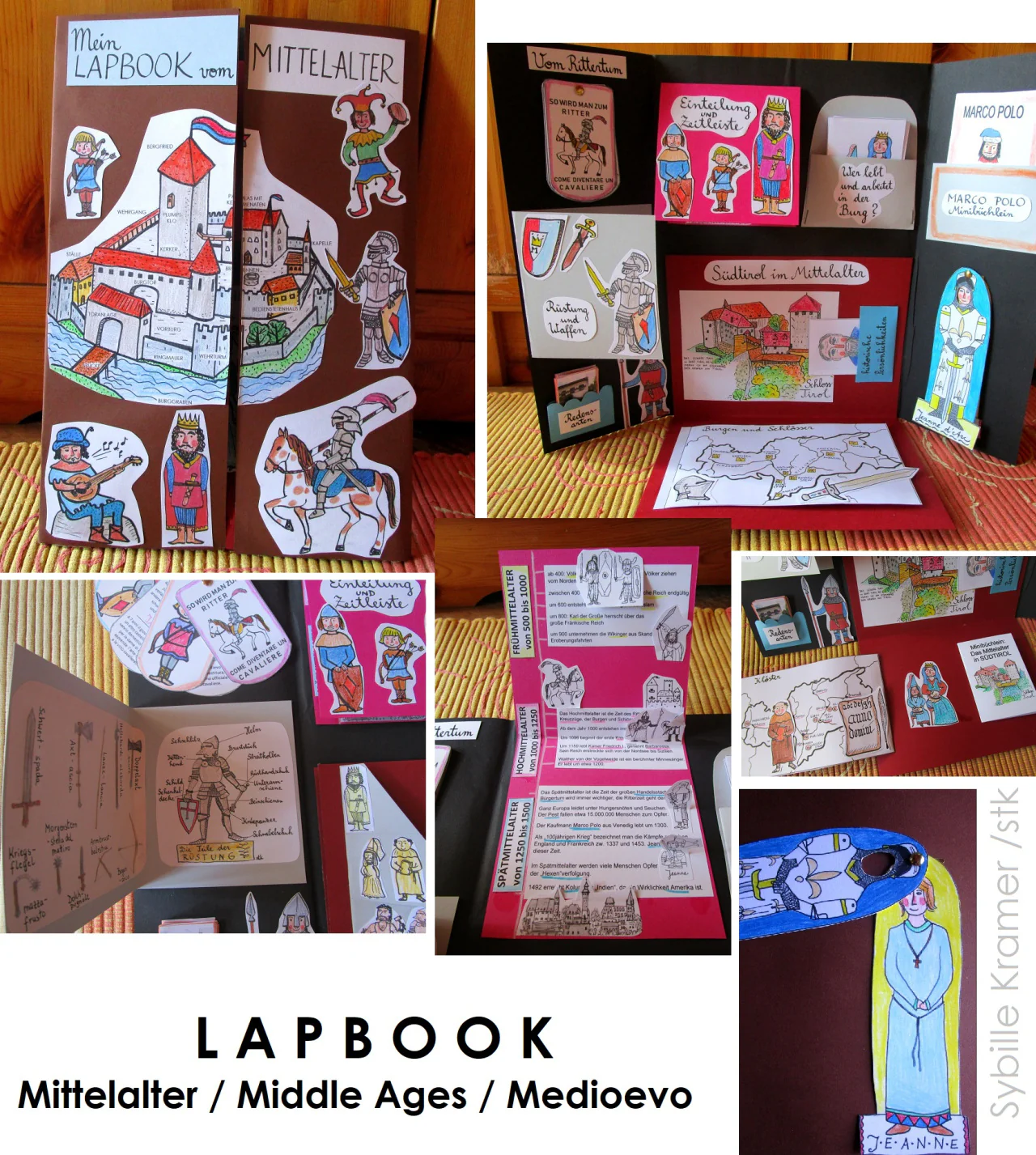 Lernspielvorlagensammlung + Lapbook “MITTELALTER” - immagine 5