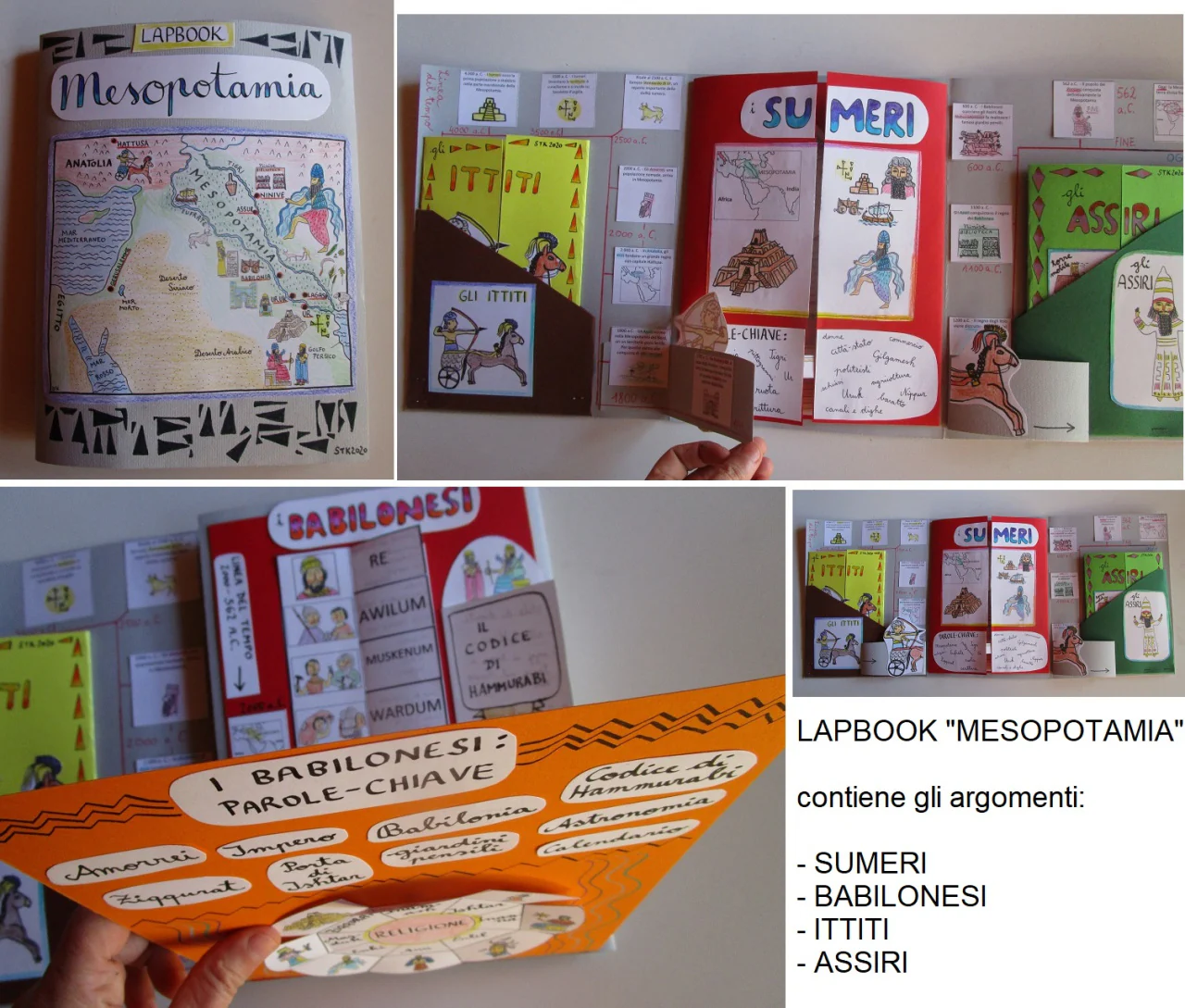 Lapbook Mesopotamia PDF - Materiali Didattici per Bambini 8-10 Anni - immagine 4