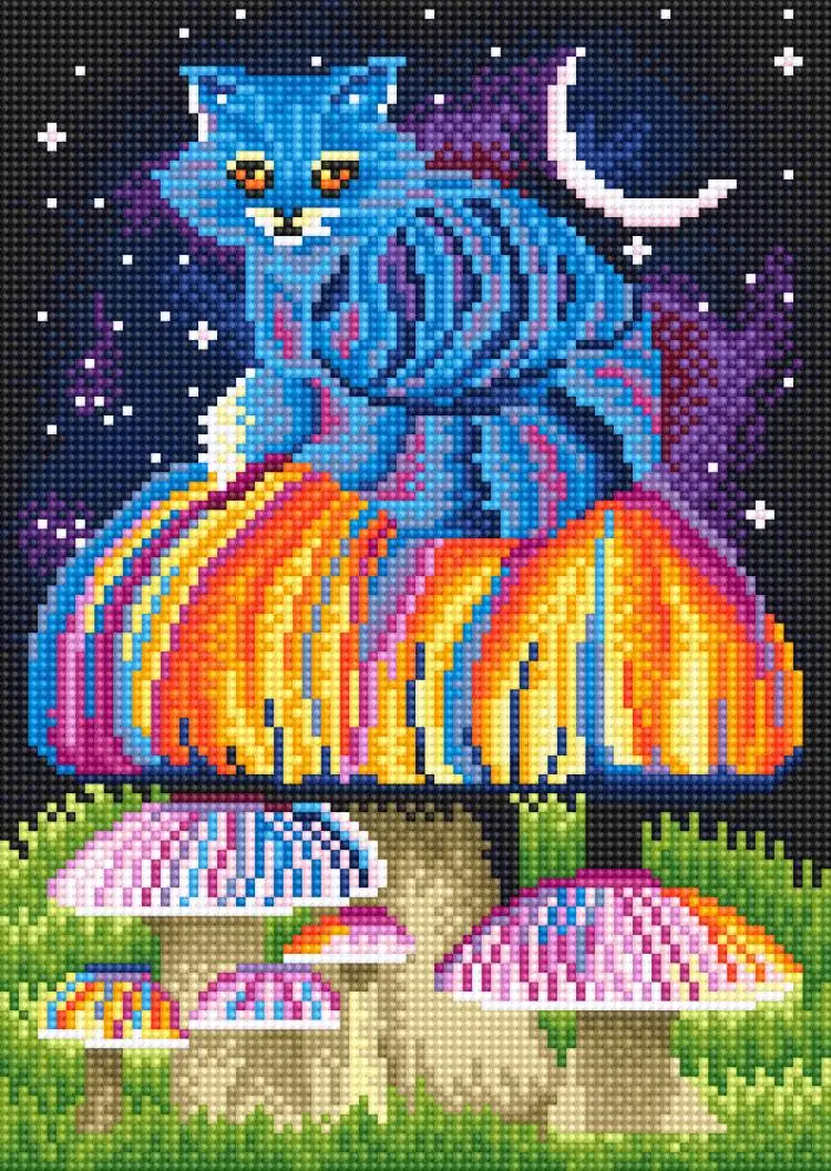 Diamond painting Fantasy Cat - immagine 3