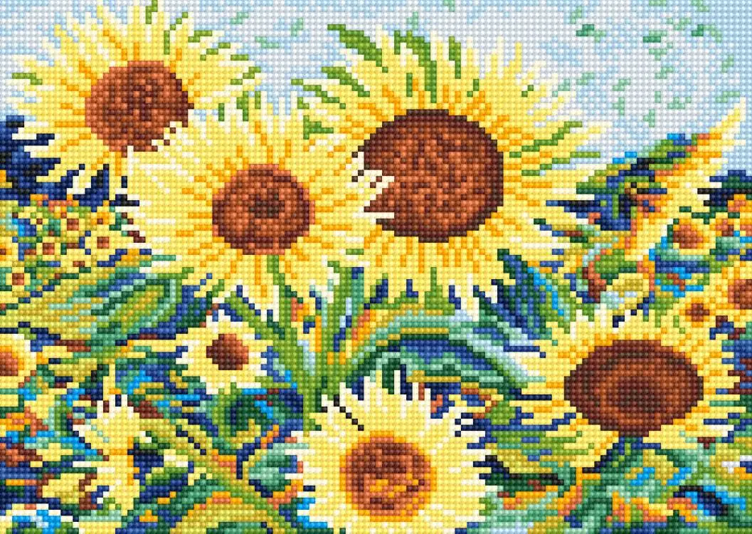 Diamond painting Girasoli - immagine 3